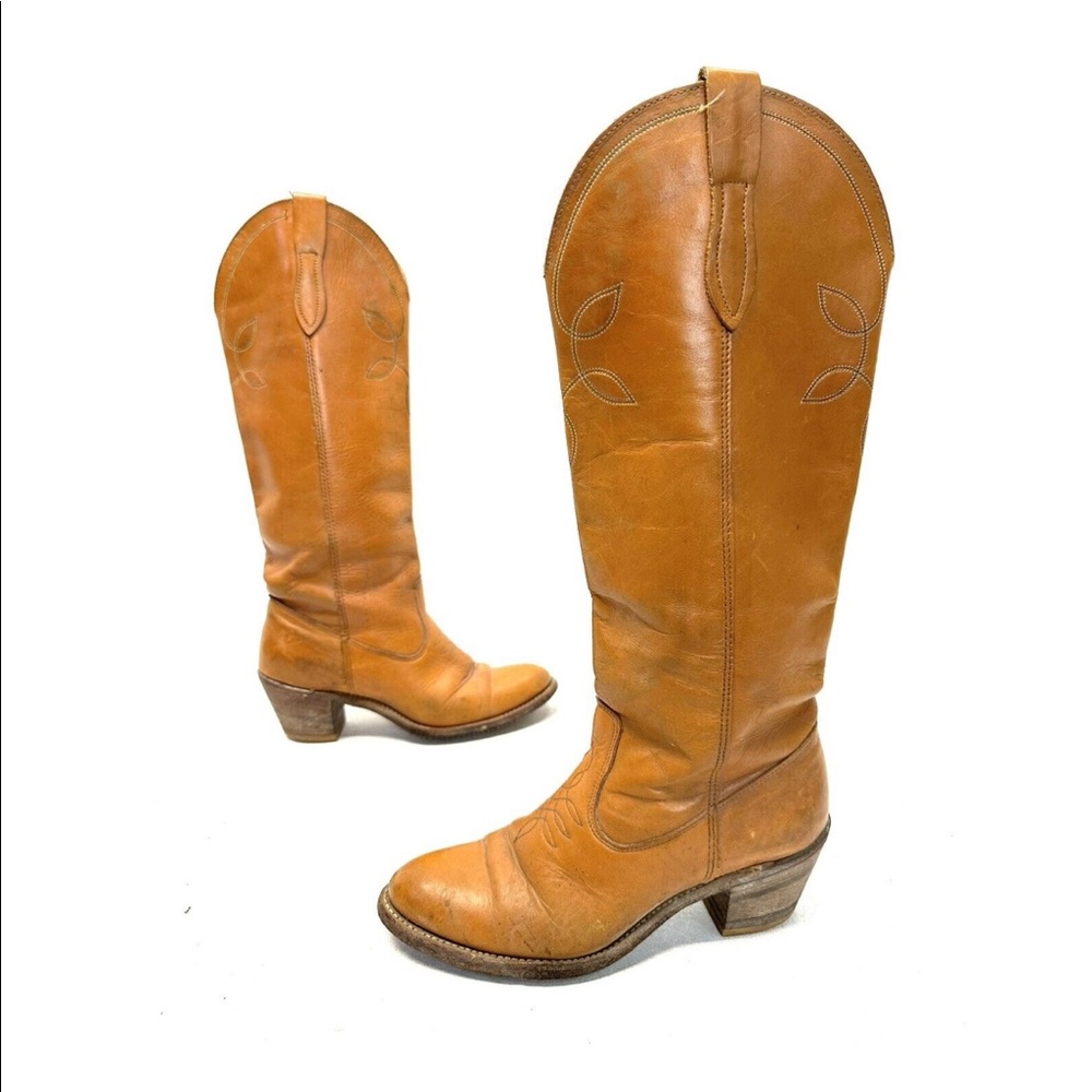 Vintage Tall Acme Cowboy Boots